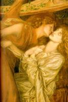 Rossetti, Dante Gabriel - Dante's Dream at the Time of the Death of Beatrice,detail